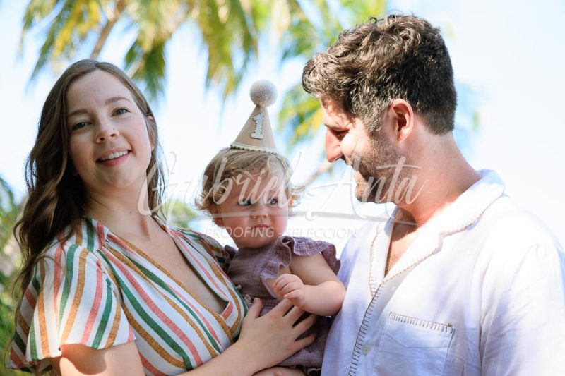 Costa Rica Family Portrait Puerto Viejo Punta Uva Beach