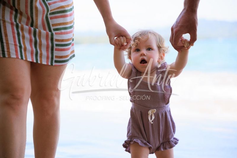 Costa Rica Family Portrait Puerto Viejo Punta Uva Beach