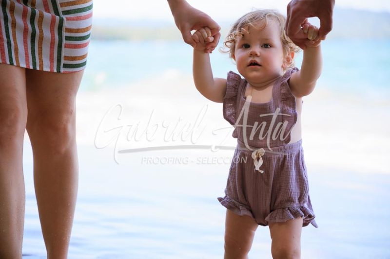 Costa Rica Family Portrait Puerto Viejo Punta Uva Beach