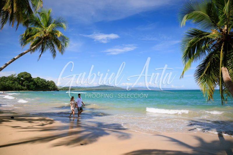 Costa Rica Family Portrait Puerto Viejo Punta Uva Beach