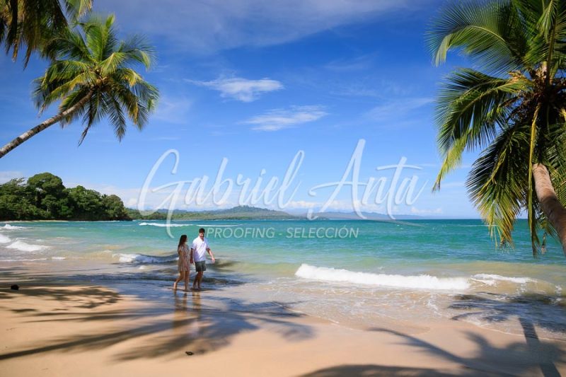 Costa Rica Family Portrait Puerto Viejo Punta Uva Beach