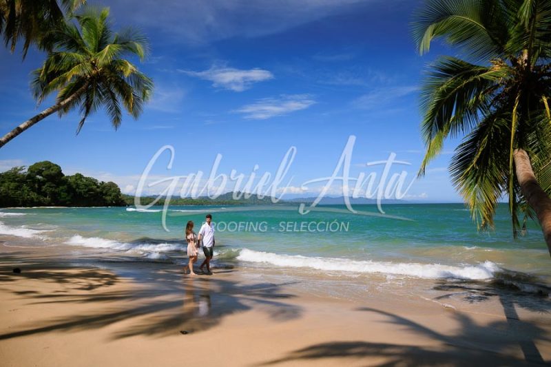 Costa Rica Family Portrait Puerto Viejo Punta Uva Beach