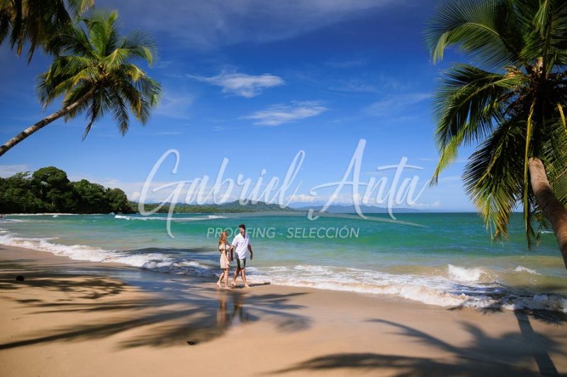 Costa Rica Family Portrait Puerto Viejo Punta Uva Beach
