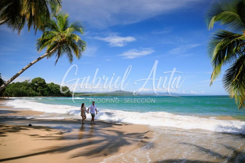Costa Rica Family Portrait Puerto Viejo Punta Uva Beach