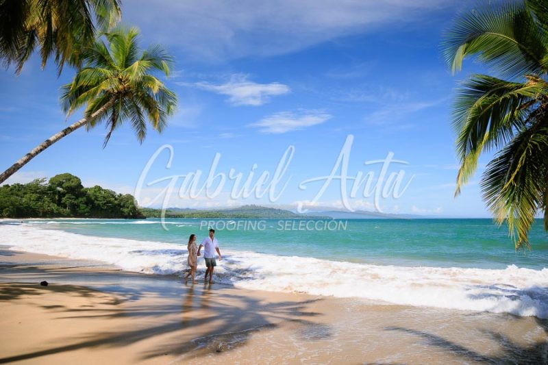 Costa Rica Family Portrait Puerto Viejo Punta Uva Beach