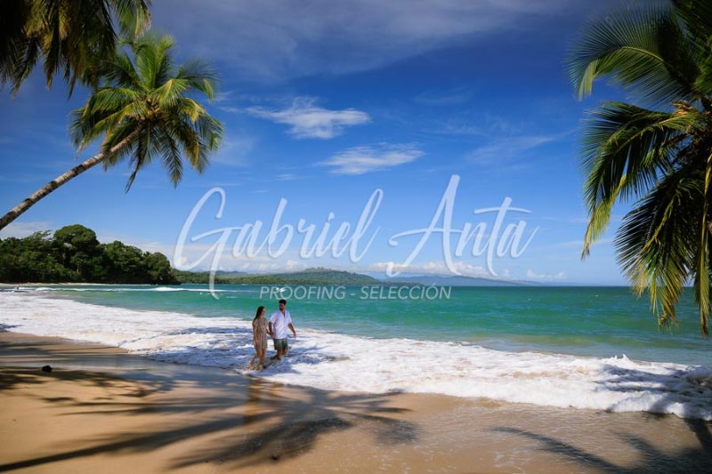 Costa Rica Family Portrait Puerto Viejo Punta Uva Beach