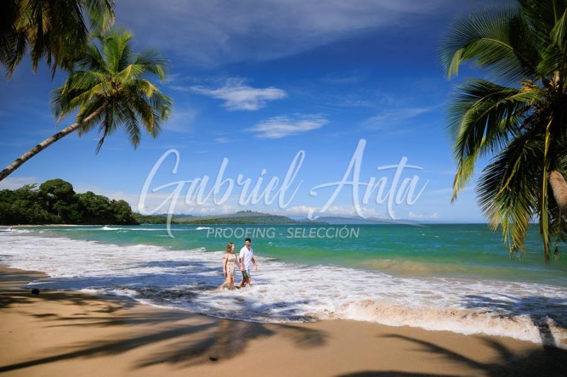 Costa Rica Family Portrait Puerto Viejo Punta Uva Beach