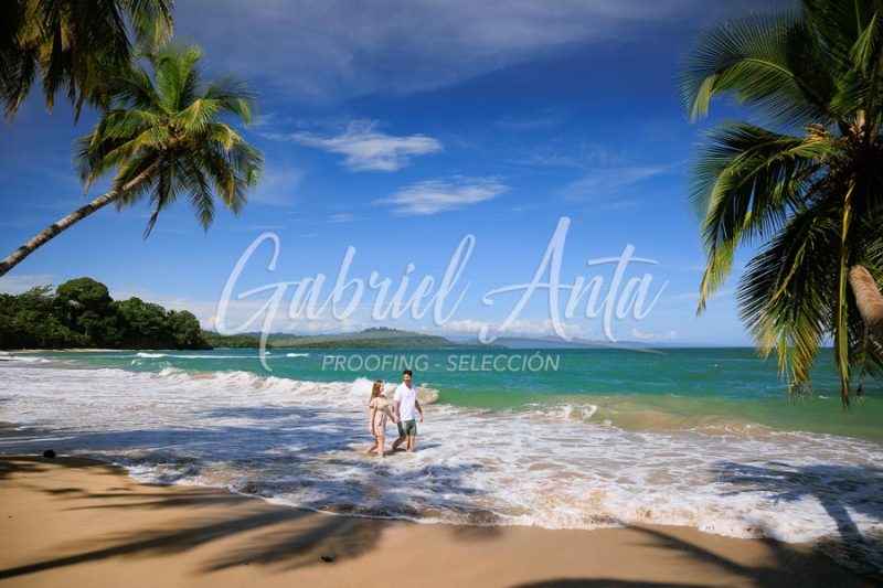 Costa Rica Family Portrait Puerto Viejo Punta Uva Beach