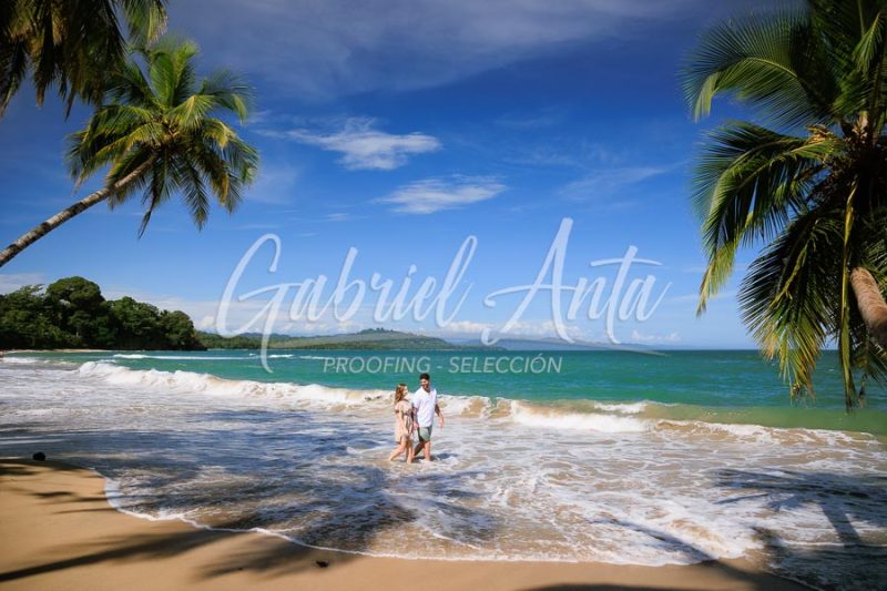 Costa Rica Family Portrait Puerto Viejo Punta Uva Beach