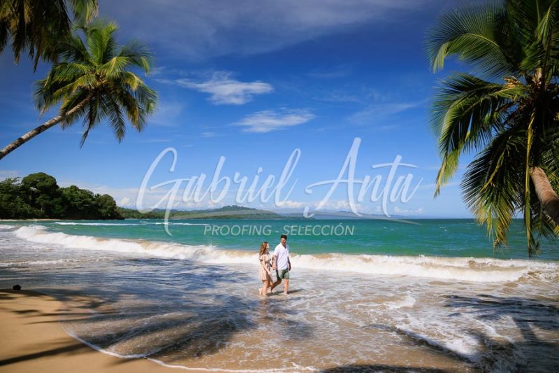 Costa Rica Family Portrait Puerto Viejo Punta Uva Beach