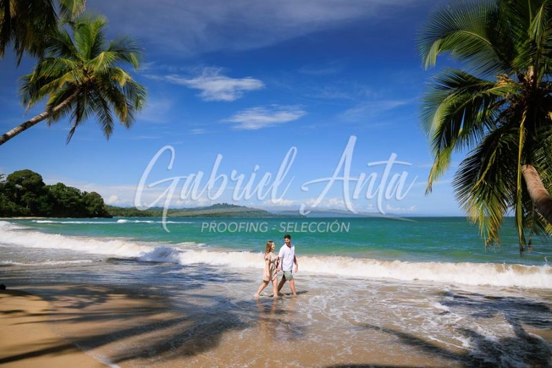 Costa Rica Family Portrait Puerto Viejo Punta Uva Beach