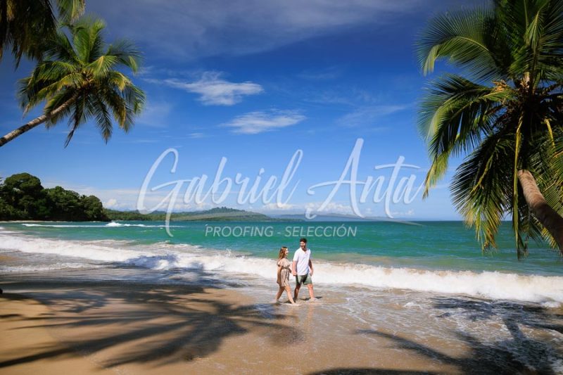 Costa Rica Family Portrait Puerto Viejo Punta Uva Beach