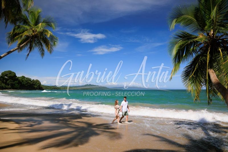 Costa Rica Family Portrait Puerto Viejo Punta Uva Beach