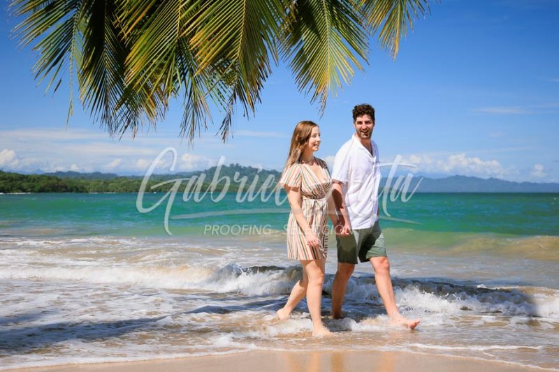 Costa Rica Family Portrait Puerto Viejo Punta Uva Beach