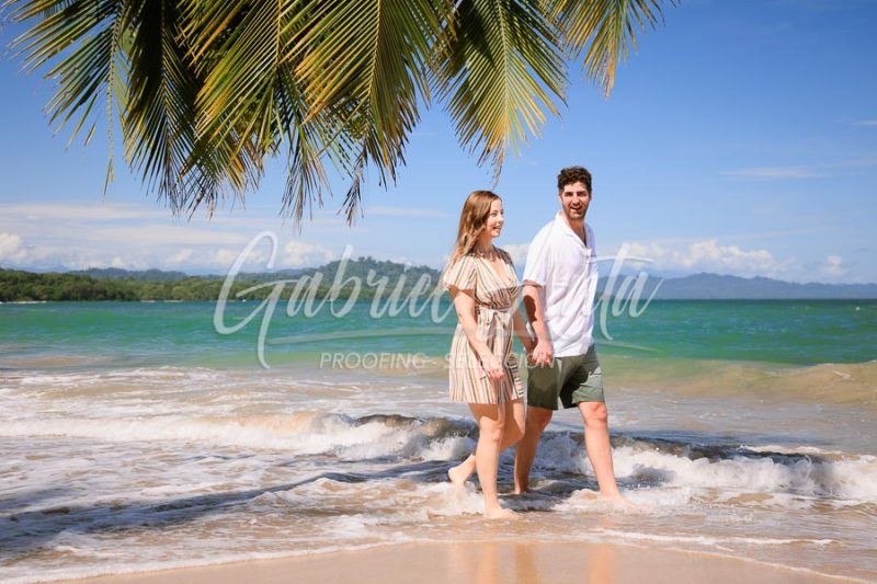 Costa Rica Family Portrait Puerto Viejo Punta Uva Beach