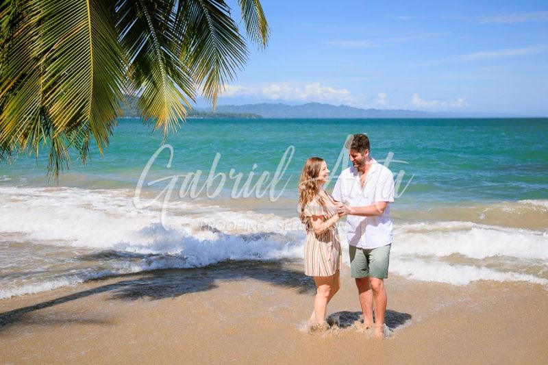 Costa Rica Family Portrait Puerto Viejo Punta Uva Beach