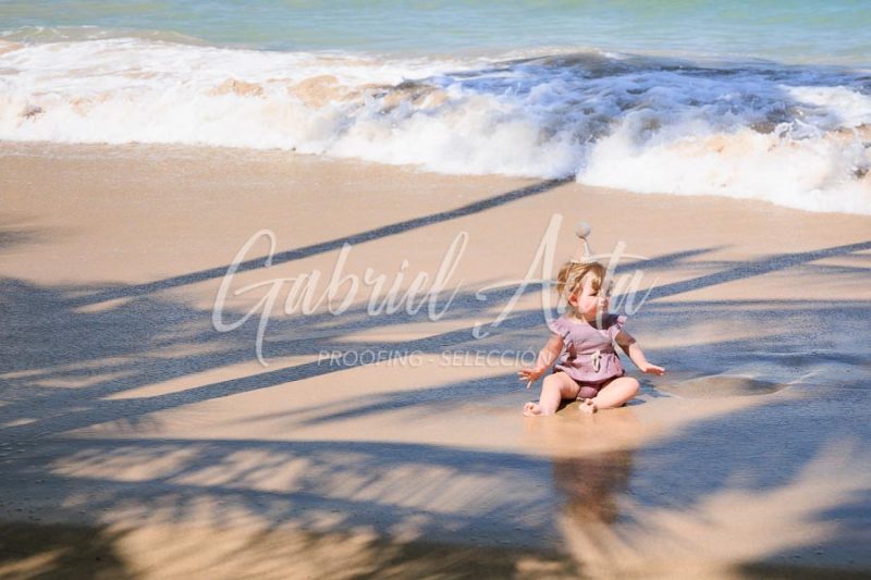 Costa Rica Family Portrait Puerto Viejo Punta Uva Beach