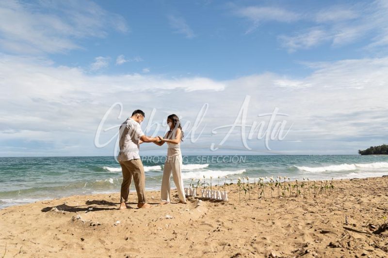 Marriage Proposal in Puerto Viejo (Punta Uva Beach) Costa Rica