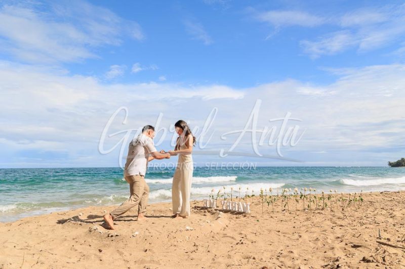 Marriage Proposal in Puerto Viejo (Punta Uva Beach) Costa Rica