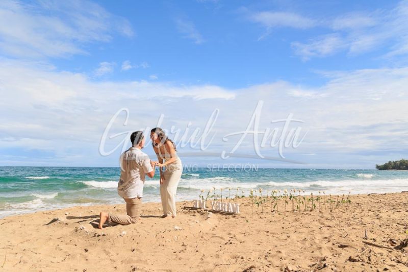 Marriage Proposal in Puerto Viejo (Punta Uva Beach) Costa Rica