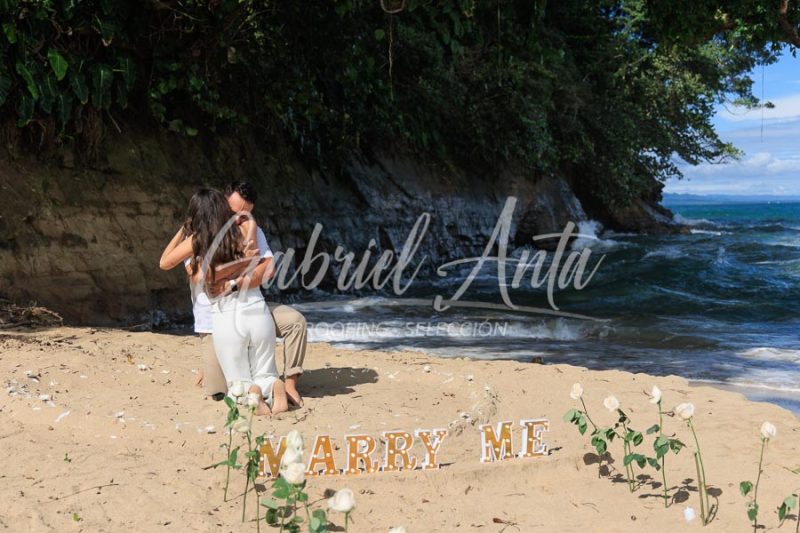 Marriage Proposal in Puerto Viejo (Punta Uva Beach) Costa Rica