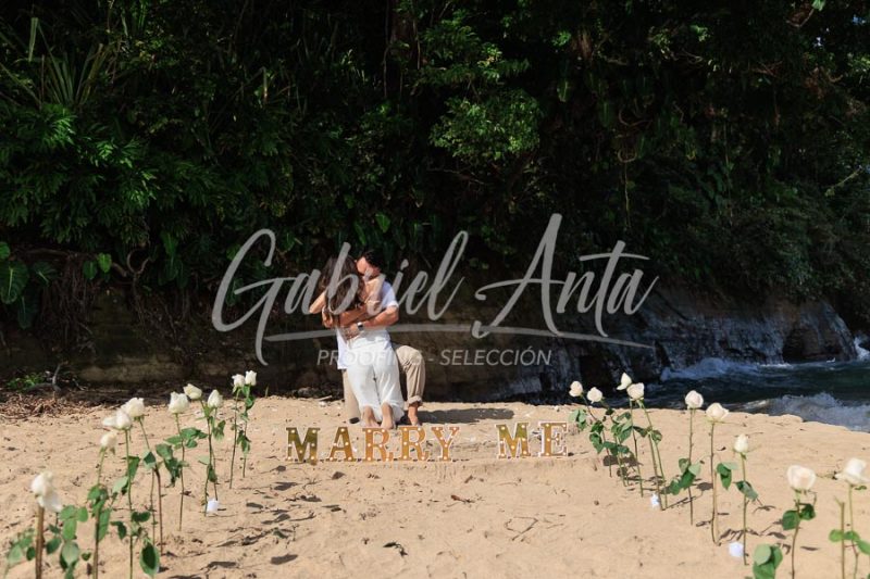 Marriage Proposal in Puerto Viejo (Punta Uva Beach) Costa Rica