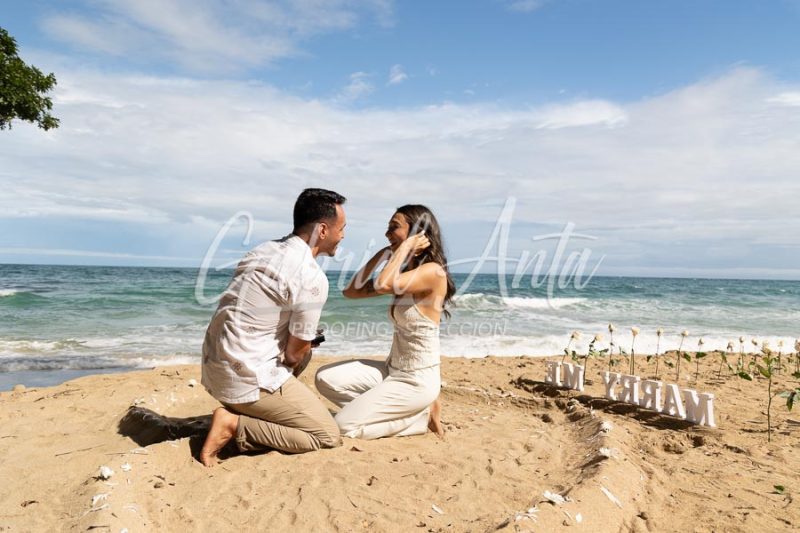 Marriage Proposal in Puerto Viejo (Punta Uva Beach) Costa Rica