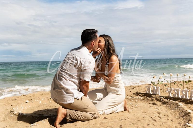 Marriage Proposal in Puerto Viejo (Punta Uva Beach) Costa Rica