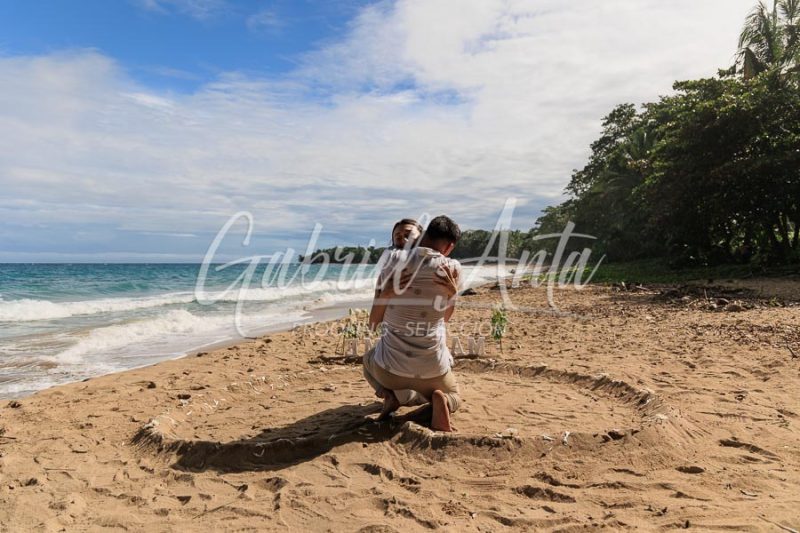 Marriage Proposal in Puerto Viejo (Punta Uva Beach) Costa Rica