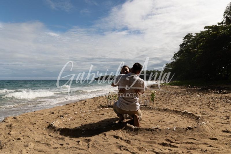 Marriage Proposal in Puerto Viejo (Punta Uva Beach) Costa Rica