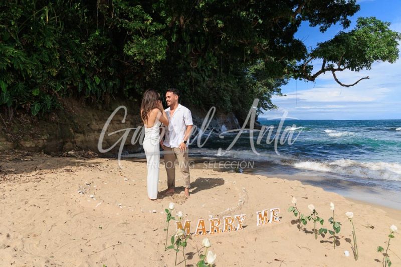Marriage Proposal in Puerto Viejo (Punta Uva Beach) Costa Rica