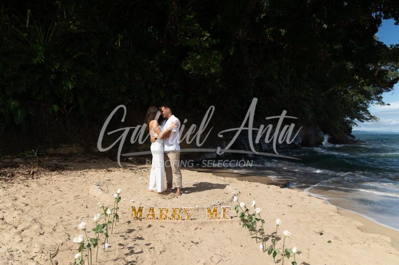 Marriage Proposal in Puerto Viejo (Punta Uva Beach) Costa Rica