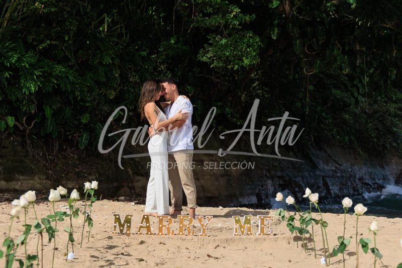 Marriage Proposal in Puerto Viejo (Punta Uva Beach) Costa Rica