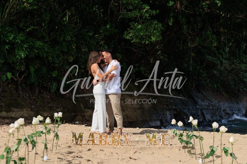 Marriage Proposal in Puerto Viejo (Punta Uva Beach) Costa Rica