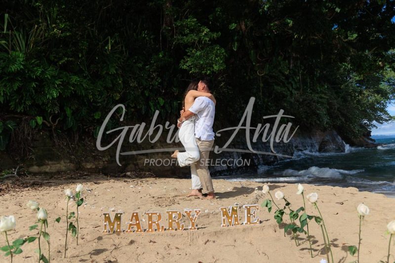 Marriage Proposal in Puerto Viejo (Punta Uva Beach) Costa Rica
