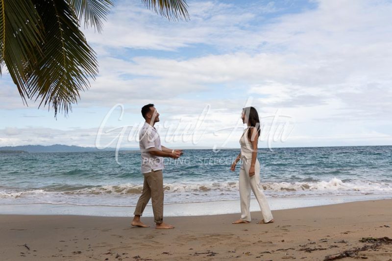 Marriage Proposal in Puerto Viejo (Punta Uva Beach) Costa Rica