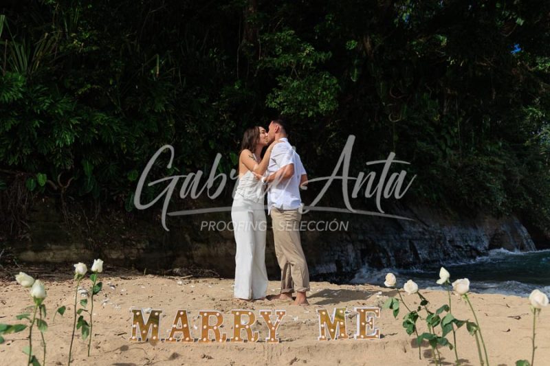 Marriage Proposal in Puerto Viejo (Punta Uva Beach) Costa Rica