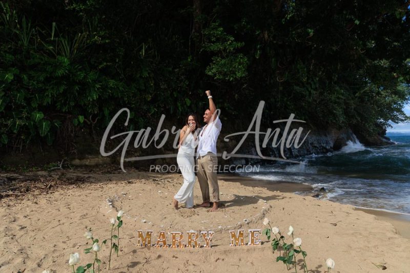 Marriage Proposal in Puerto Viejo (Punta Uva Beach) Costa Rica