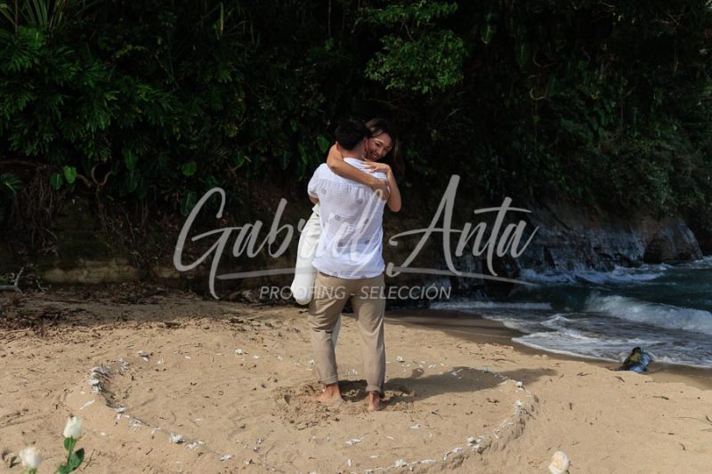 Marriage Proposal in Puerto Viejo (Punta Uva Beach) Costa Rica