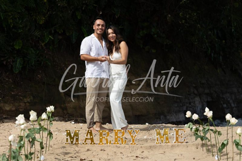 Marriage Proposal in Puerto Viejo (Punta Uva Beach) Costa Rica