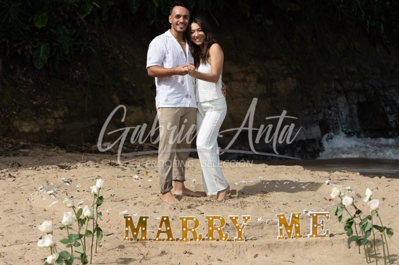 Marriage Proposal in Puerto Viejo (Punta Uva Beach) Costa Rica