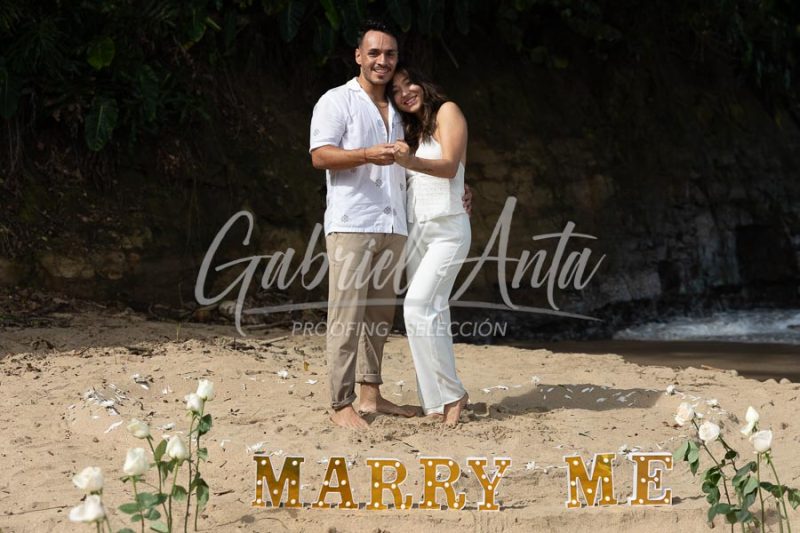 Marriage Proposal in Puerto Viejo (Punta Uva Beach) Costa Rica