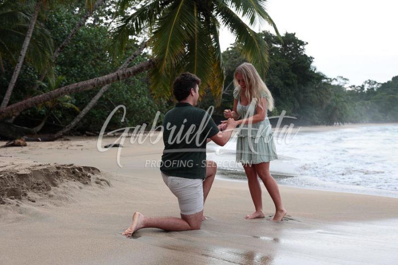 Marriage Proposal Costa Rica Puerto Viejo