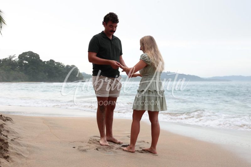 Marriage Proposal Costa Rica Puerto Viejo