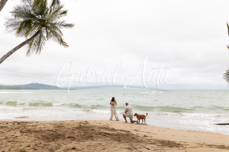 Propuesta de Matrimonio en la Playa en Puerto Viejo de Talamanca (Costa Rica)