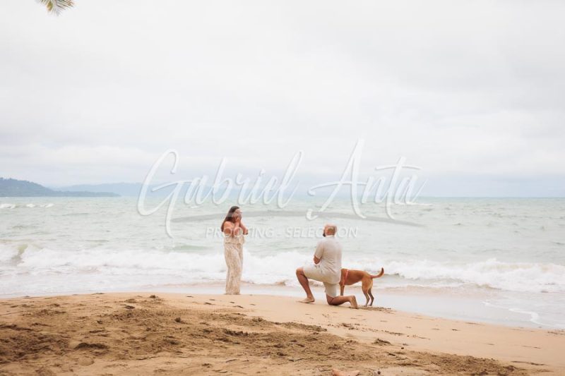 Propuesta de Matrimonio en la Playa en Puerto Viejo de Talamanca (Costa Rica)