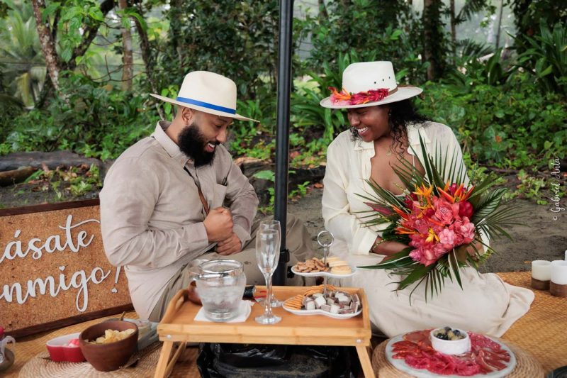 Marriage Proposal Puerto Viejo Cocles Beach