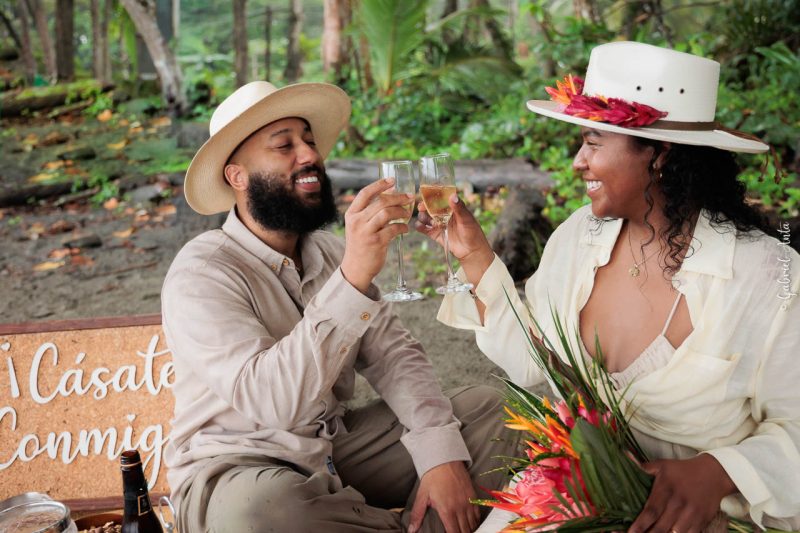 Marriage Proposal Puerto Viejo Cocles Beach