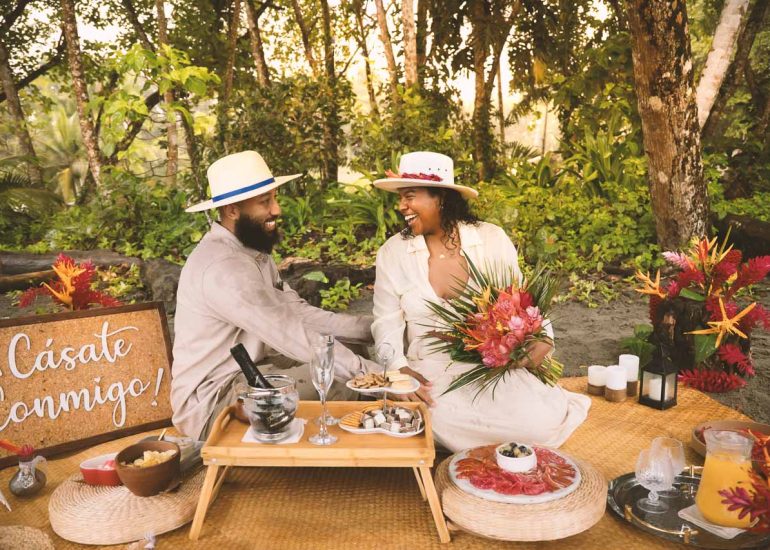 Marriage Proposal Puerto Viejo Cocles Beach