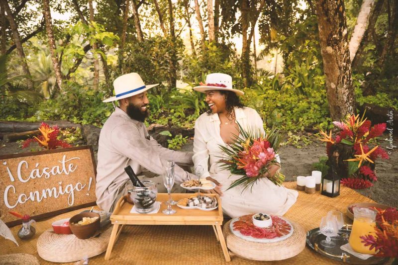 Marriage Proposal Puerto Viejo Cocles Beach